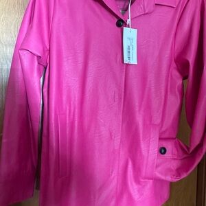 Fifteen Twenty Vibrant Pink Leather Jacket